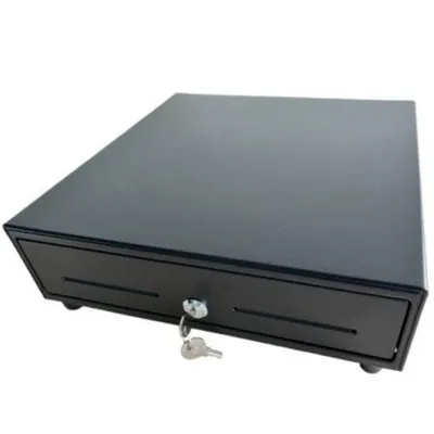 Kassenlade HS-330A Automatisch 33x36 cm 4 Scheinfächer 8 Münzfächer Schwarz