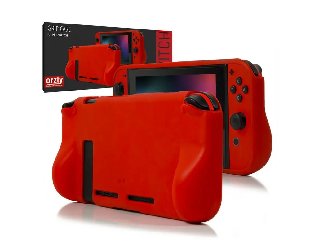 Orzly Nintendo-Schutzhülle Schutzhülle aus stoßfestem TPU kompatibel mit Nintendo Switch