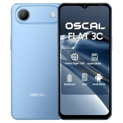 Oscal Flat 3C 4G 4GB 128GB 6.56" Blau