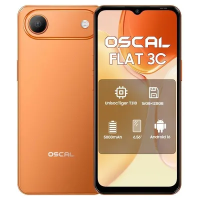 Oscal Flat 3C 4G 4GB 128GB 6.56" Orange