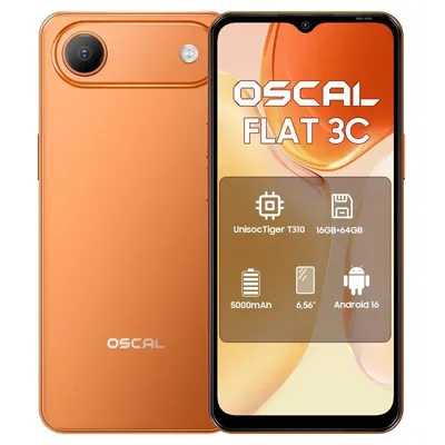 Oscal Flat 3C 4G 4GB 64GB 6.56" Orange