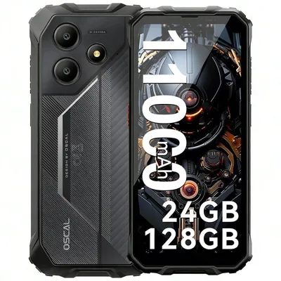 OSCAL Marine 2 4G 6.56" 8GB 128GB Schwarz