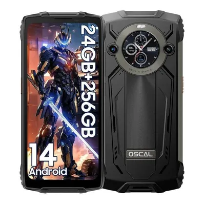 OSCAL Pilot 2 4G 8GB 256GB 6.5" Schwarz