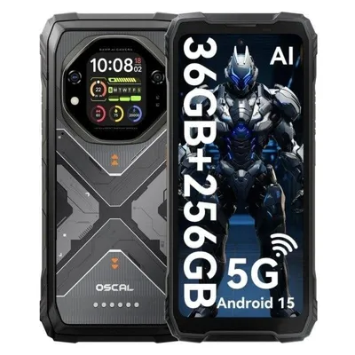 Oscal Tank 1 5G 12GB 256GB 6.78" Schwarz