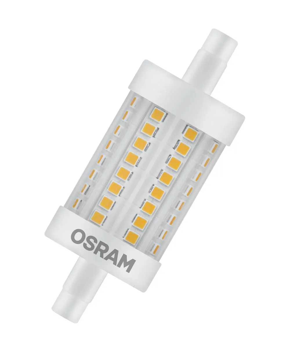 LED-Lampe "LINE", Kolben, 78mm, 6,5W, R7S, Warmweiß, klar (00215122)