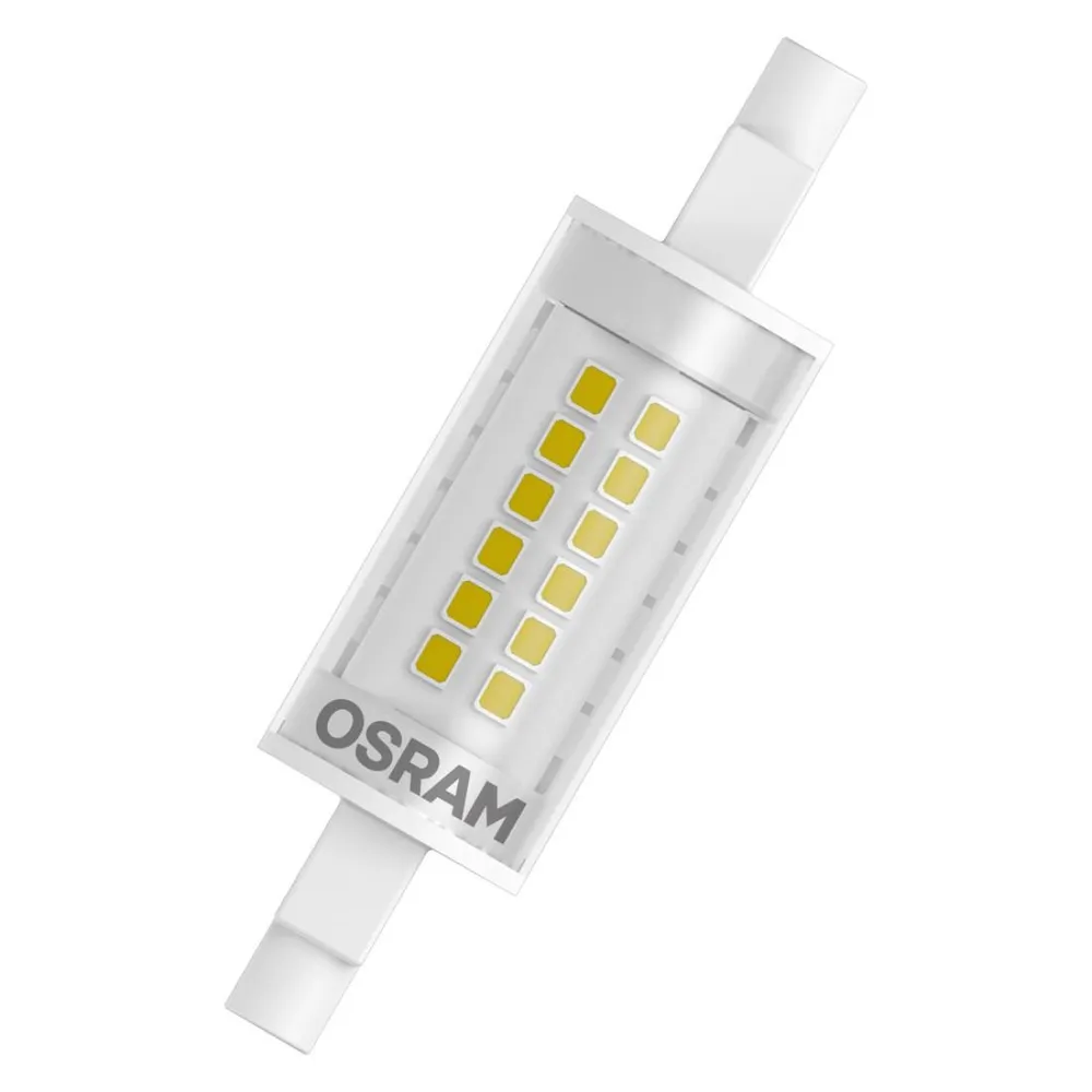 LED-Lampe "SLIM LINE", Kolben, 78mm, 7W, R7S, Warmweiß, klar (00215123)