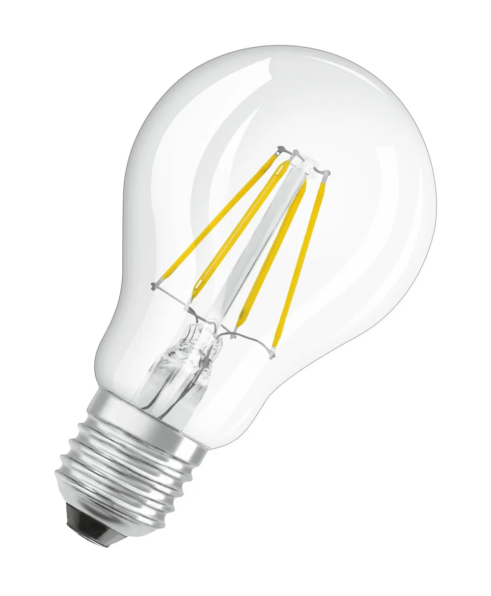 LED-Filament "Retrofit", Glühbirne, 4W ersetzt 40W, E27, Warmweiß, klar (00217744)