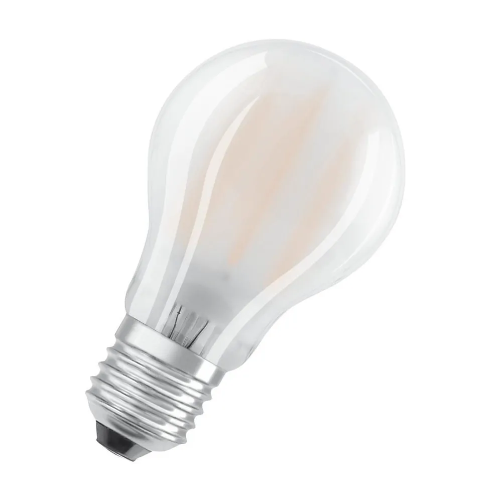 LED-Lampe "Retrofit", Glühbirne, 4W ersetzt 40W, E27, Warmweiß, matt, 2 St. (00217793)