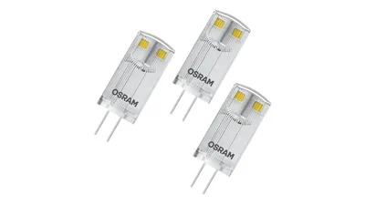 OSRAM 3er-Set 0,9-W-LED-Lampe T12, G4, 100 lm, warmweiß, 12 V