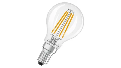 Osram LED Base Classic P 60 Filament, 5,5 W, 806 lm, E14, kaltweiß, klar, 3er Pack