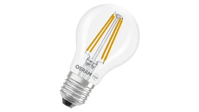 Osram LED Classic A 75, Filament, EEK A, 5 W, 1055 lm, E27, dimmbar, warmweiß, klar