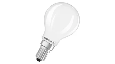 Osram LED Classic P 40, Filament, EEK B, 2,5 W, 470 lm, E14, dimmbar, warmweiß, matt
