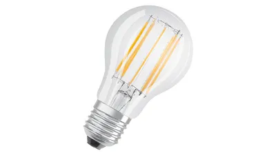 Osram LED Superstar Plus Classic A 100 Filament, 11 W, 1521 lm, E27, dimmbar, kaltweiß, klar