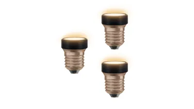 Osram Ultrakompakte Designlampe LED STAR FLAT 28, 3,5 W, 300 lm, E27, 2700 K, matt, 3er Set