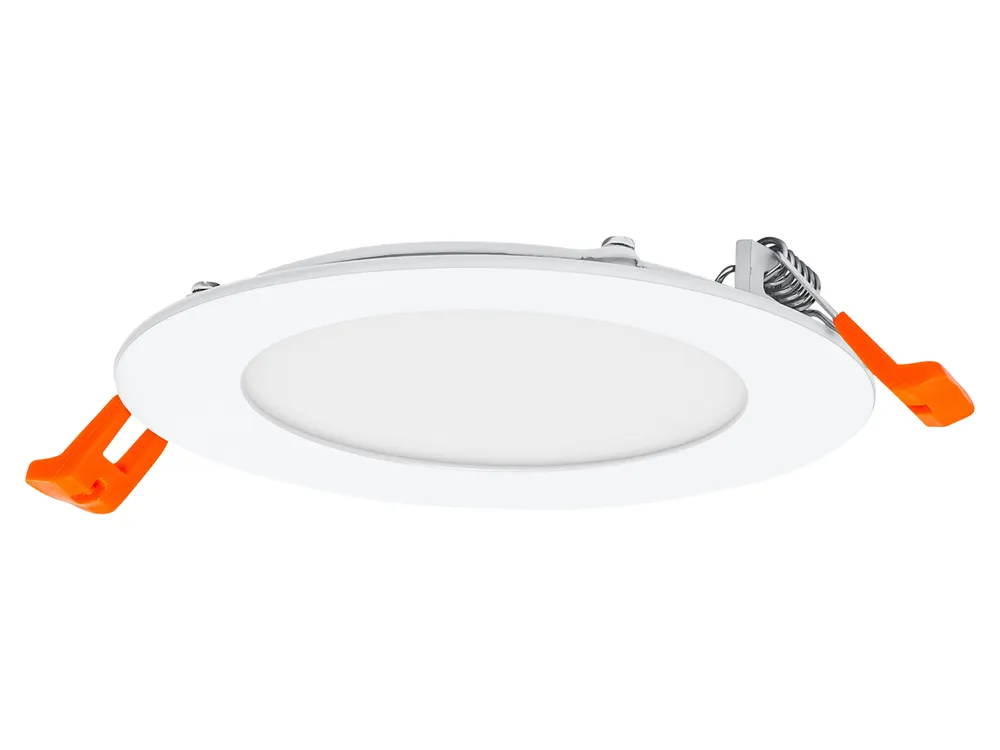 OSRAM LED-Einbauleuchte, ultra slim, 8W, 550lm, 3000K, IP20, Ø 120 mm, warmweiß