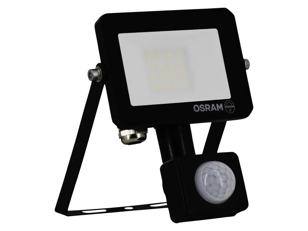 OSRAM LED-Fluter mit Sensor, 10W, 900lm, 6500K, 105°, IP65, kaltweiß