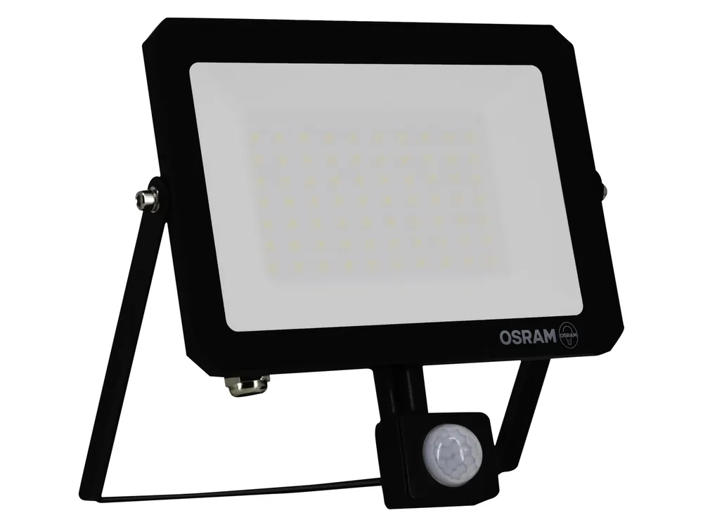 OSRAM LED-Fluter mit Sensor, 50W, 4500lm, 3000K, 105°, IP65, warmweiß