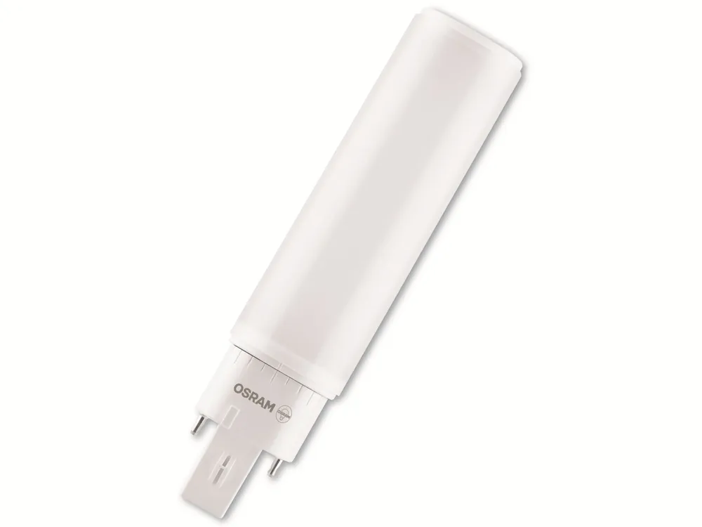 OSRAM LED-Lampe, Dulux D18, G24d-2, EEK: E, 7W, 770lm, 4000K