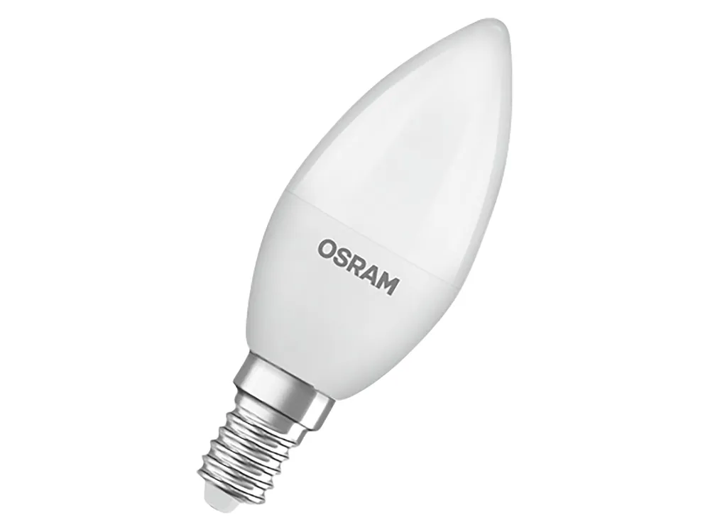 OSRAM Led-Lampe, E14, 4,9W, 4000K, EEK: F, 470lm, kaltweiß