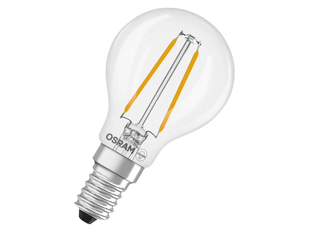 OSRAM LED-Lampe Retrofit, 1,8 W, E14, 2700 K, EEK: D, 250 lm, IP20, warmweiß