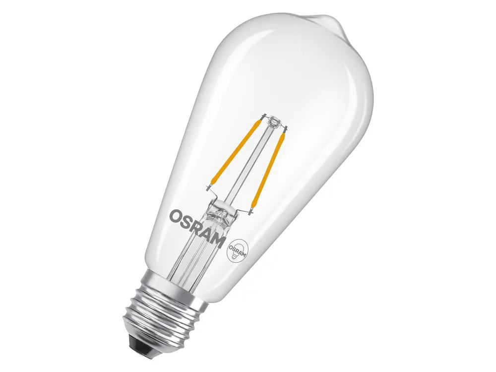 OSRAM LED-Lampe Retrofit, 1,8 W, E14, 2700 K, EEK: D, 250 lm, IP20, warm-weiß
