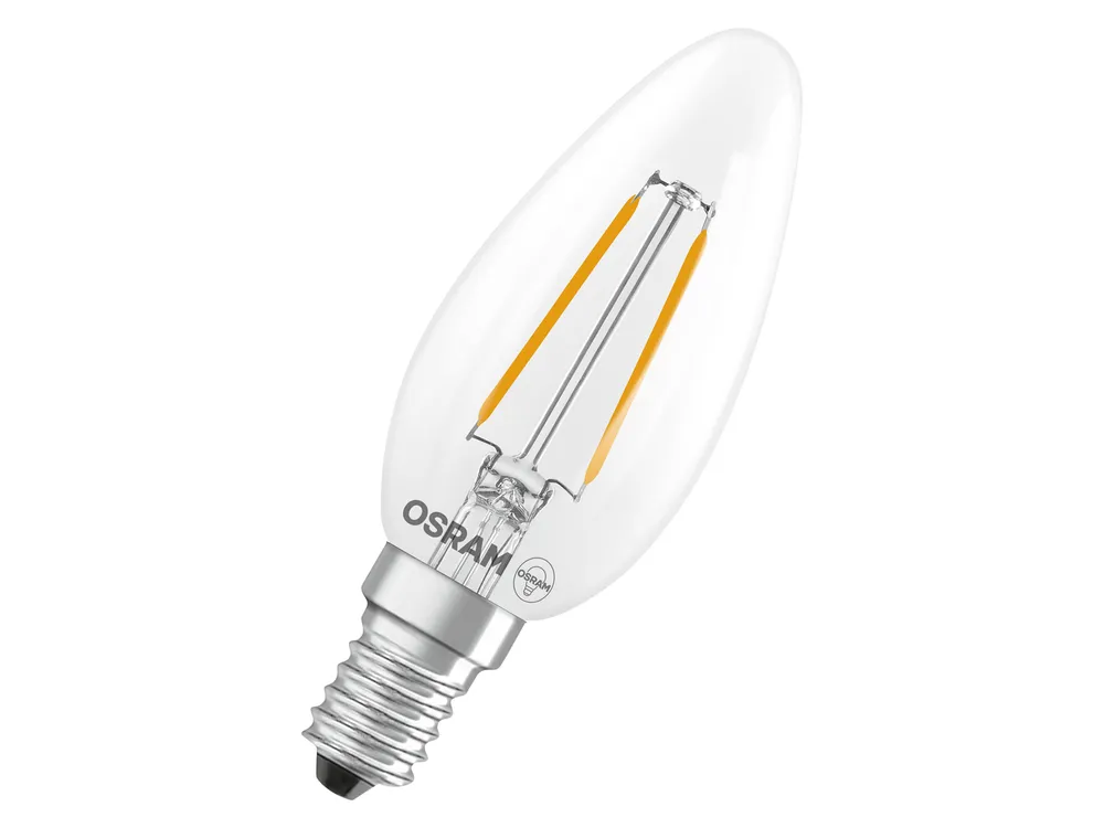 OSRAM LED-Lampe Retrofit, 1 W, E14, 2700 K, EEK: D, 136 lm, warmweiß