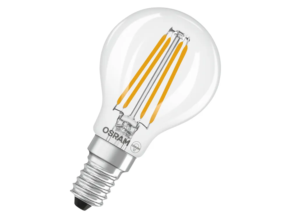 OSRAM LED-Lampe Retrofit, 3,4 W, E14, 2700K, EEK:D, 470 lm, IP20, warmweiß