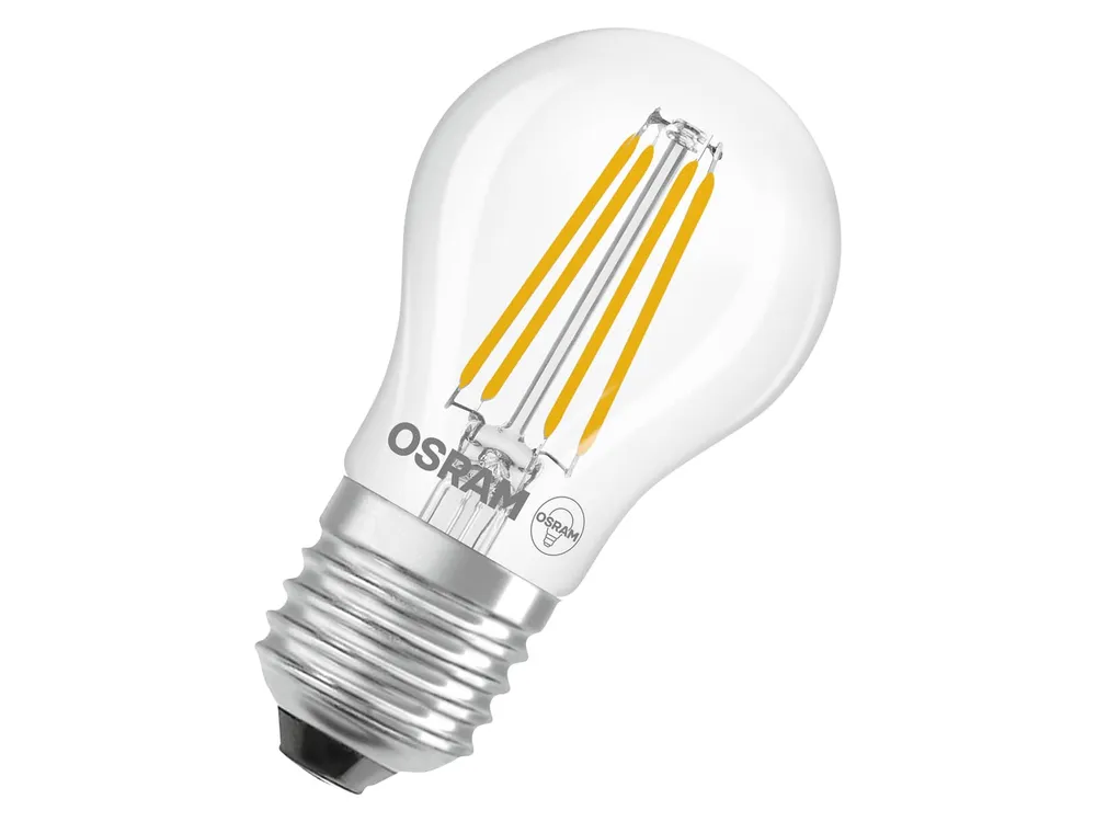 OSRAM LED-Lampe Retrofit, 3,4 W, E27, 2700 K, EEK:D, 470 lm, IP20, warmweiß