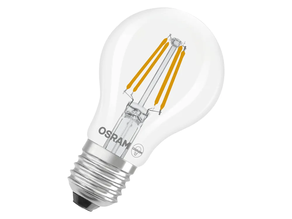 OSRAM LED-Lampe Retrofit, 3,4 W, E27, 2700K, EEK: D, 470 lm, IP20, warmweiß