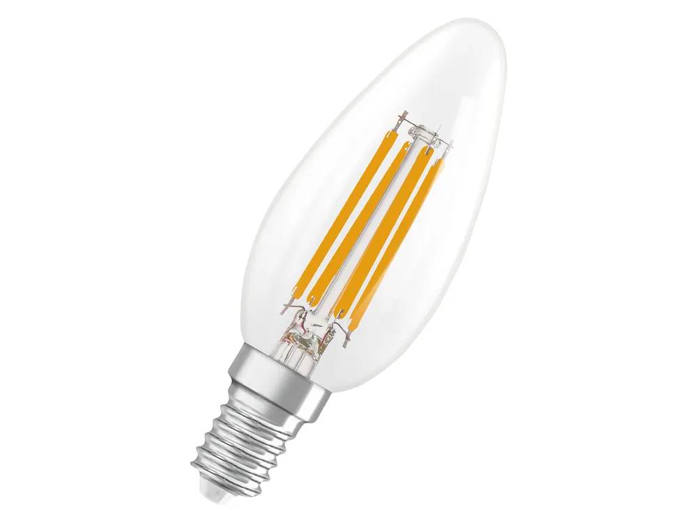 OSRAM LED-Lampe SUPERSTAR, dimmbar, E14, 3,4 W, 2700 K, warmweiß EEK: D, 470 lm