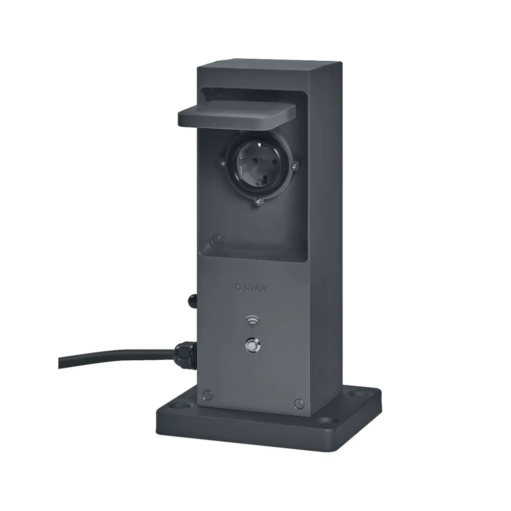OSRAM Smart WIFI Outdoor Terminal EU - 2-Steckdosen Terminal für den Außenbereich - Schwarz