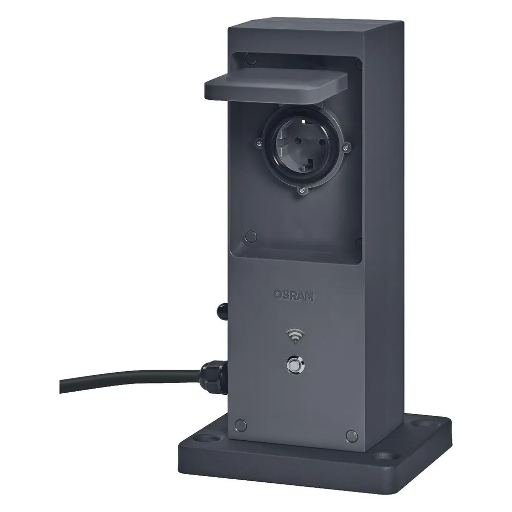 OSRAM Smart WIFI Outdoor Terminal EU - 2-Steckdosen Terminal für den Außenbereich - Schwarz