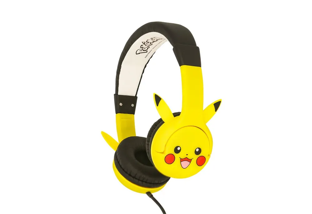 OTL Pokémon Pikachu Kopfhörer für Kinder mit süßen Ohren Kinder-Kopfhörer (kindgerechte Lautstärkebegrenzung)