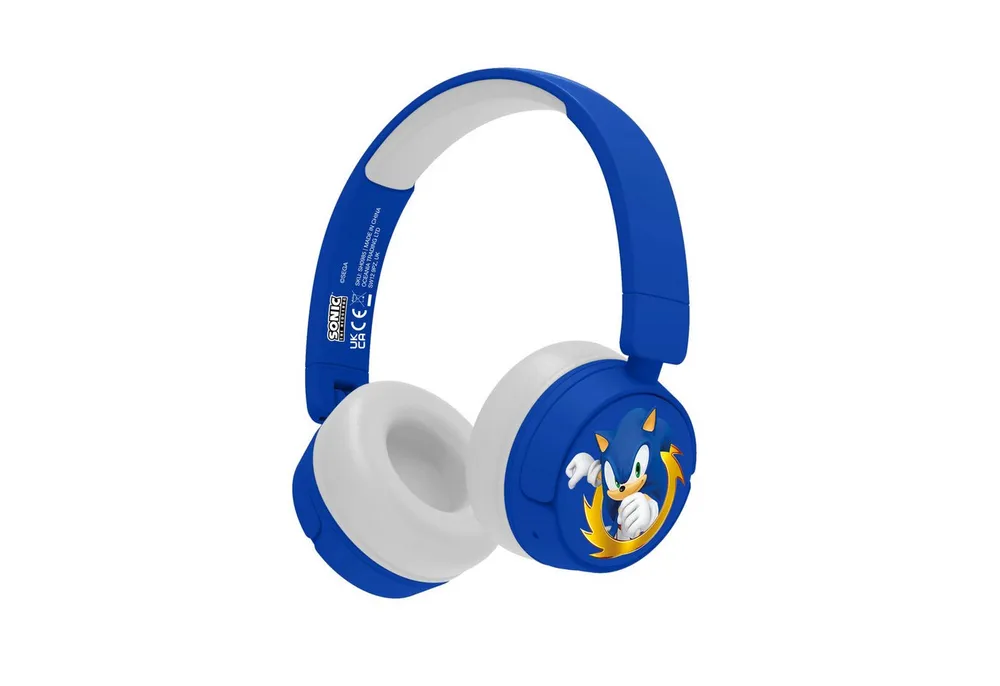 OTL Sonic the Hedgehog Kinderkopfhörer mit Lautstärkebegrenzung Kinder-Kopfhörer (kindgerechte Lautstärkebegrenzung)