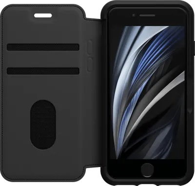 Otterbox Strada Apple iPhone SE 2022 / SE 2020 / 8 / 7 Book Case Schwarz