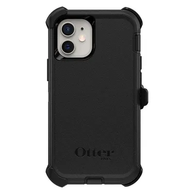 Funda para móvil OtterBox Defender Series Polycarbonat Schwarz für iPhone 12/12 Pro