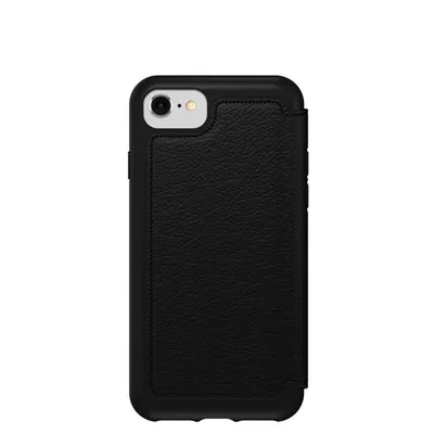 Funda para móvil OtterBox Strada Folio Leder Schwarz Magnetisch für iPhone SE 2. Gen/8/7