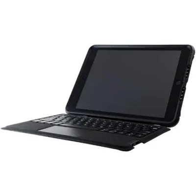Hülle mit Tastatur OtterBox Unlimited Series für iPad 9., 8. und 7. Generation, Schwarz, AZERTY Französisch
