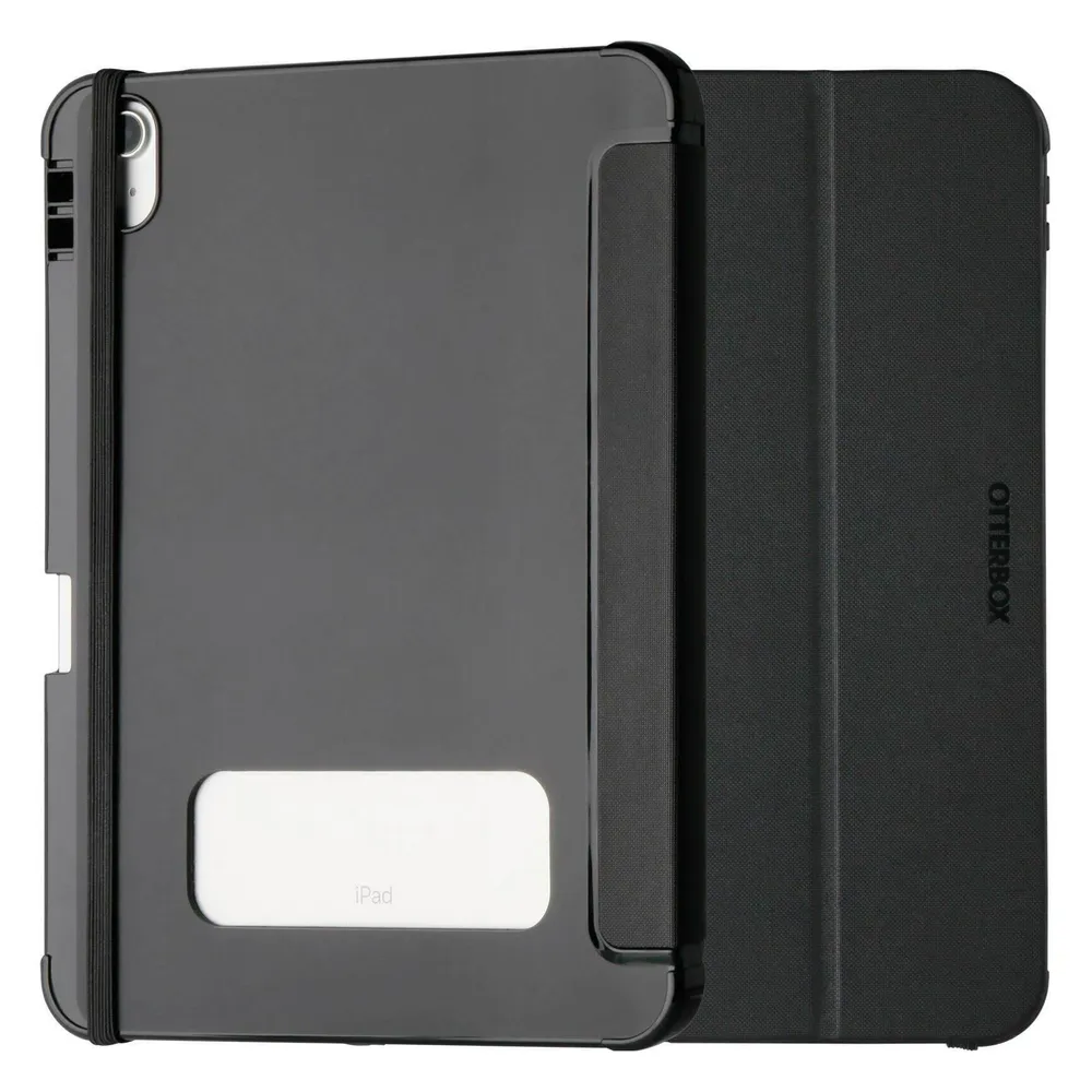 OtterBox React Series - Flip-Hülle für Tablet - ultraslim - Schwarz - für Apple 10.9-inch iPad