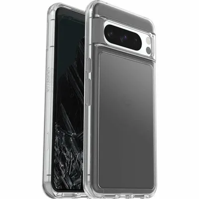OtterBox Symmetry Clear Cover Polycarbonat Transparent für Pixel 8 Pro