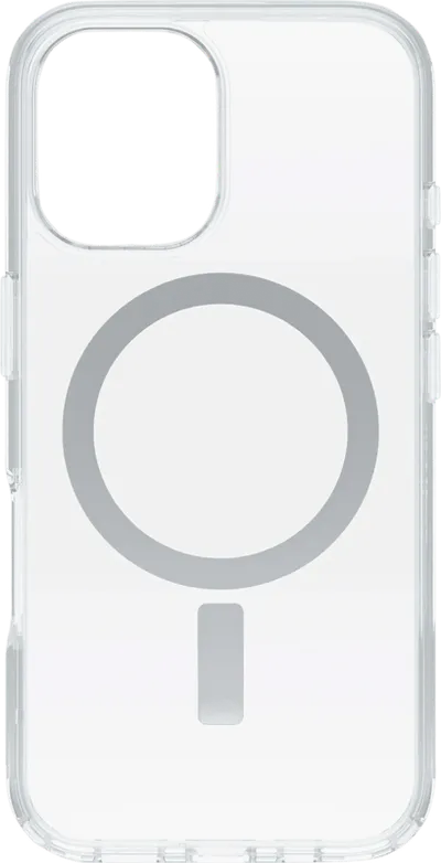 Otterbox Symmetry Apple iPhone 16 Backcover mit MagSafe Magnet Transparent