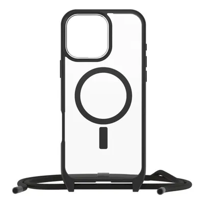 OtterBox React Necklace Nylon Schwarz Transparent Hülle für iPhone 16 Pro Max