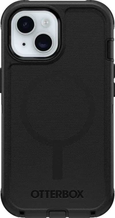 Otterbox Defender Apple iPhone 13, 14 und 15 Backcover mit Magnet Schwarz