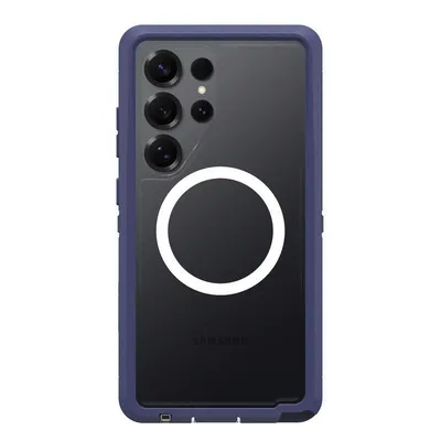 Funda para móvil OtterBox Defender XT Cover Kunststoff violett transparent mit Magneten für Galaxy S25 Ultra