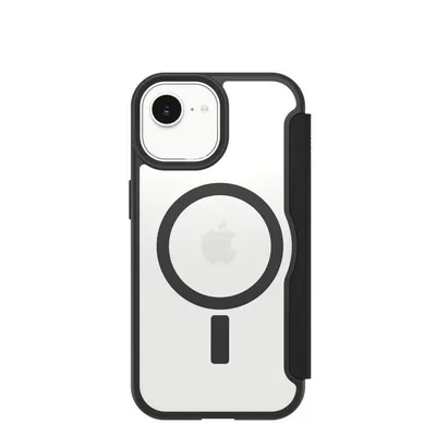 Funda para móvil OtterBox React Folio case schwarz transparent magnetisch für iPhone 17e/16e/15/14/13
