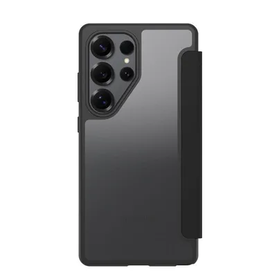 Handyhülle OtterBox React Folio Recycelter Kunststoff Transparent Schwarz für Galaxy S25 Ultra