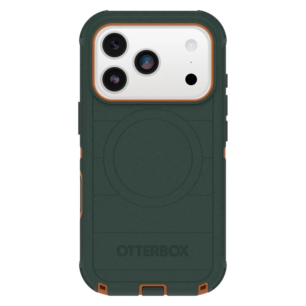 Otterbox Defender Pro iPhone 17 Pro Backcover mit MagSafe Magnet Grün
