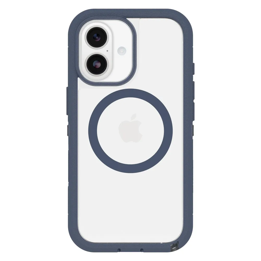 Otterbox Defender Pro XT iPhone 17 Backcover mit MagSafe Magnet Transparent Blauer Rand