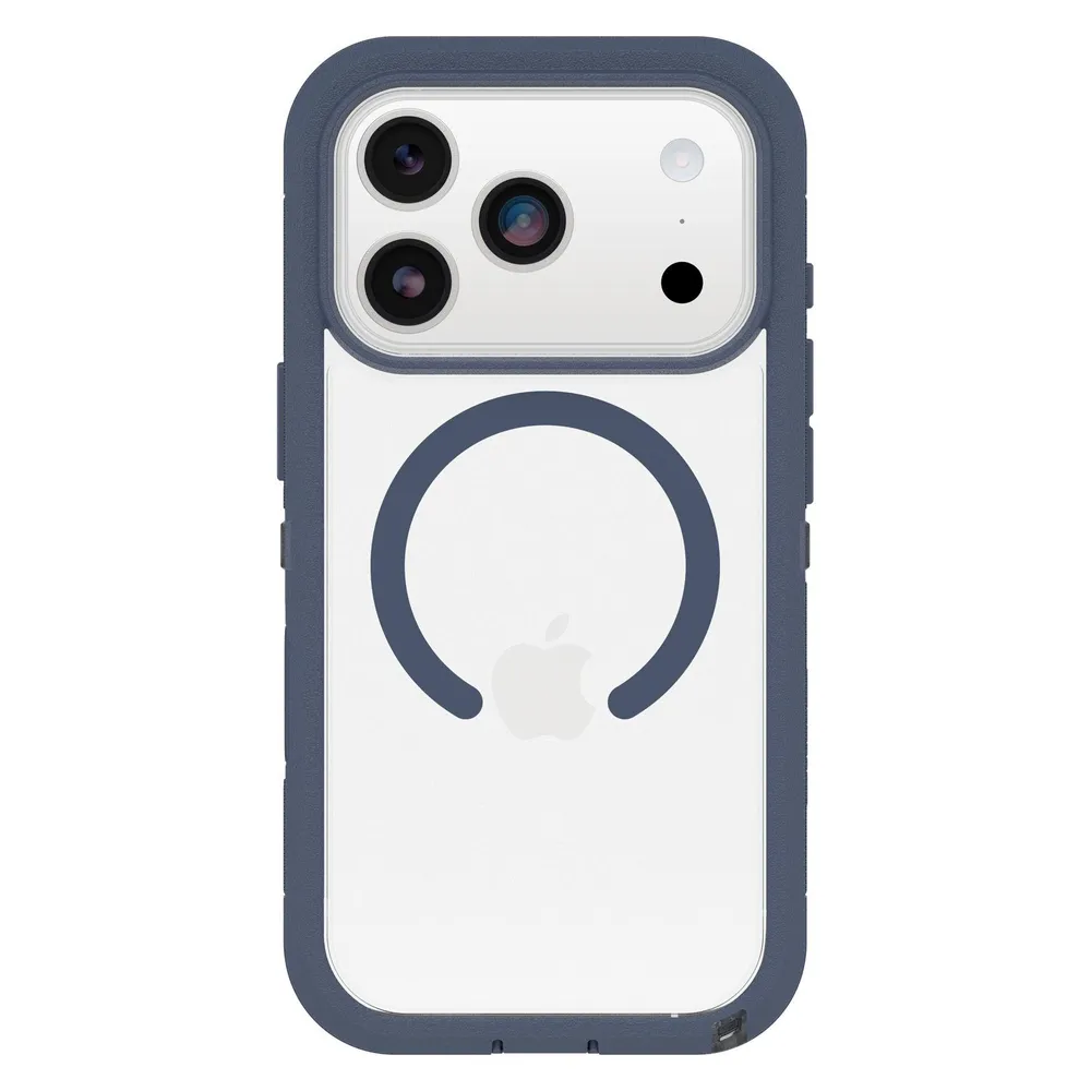 Otterbox Defender Pro XT iPhone 17 Pro Backcover mit MagSafe Magnet Transparent Blau