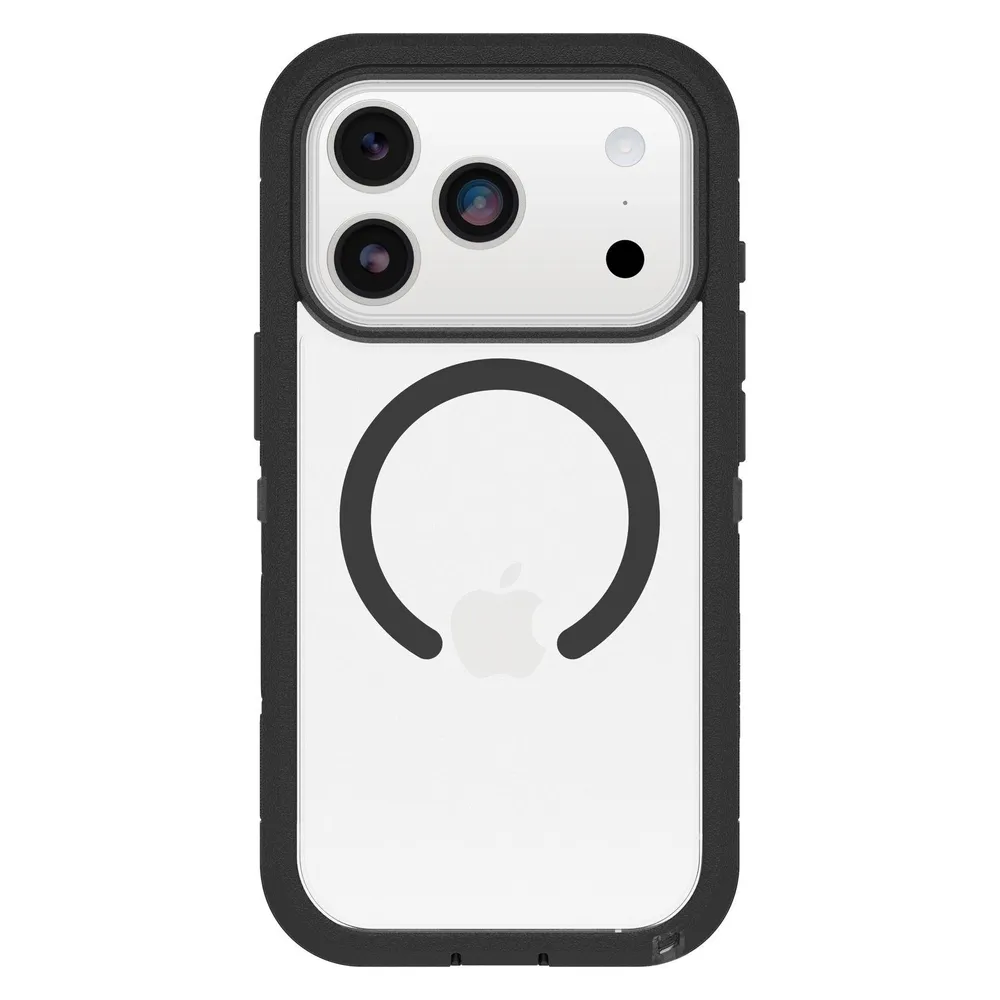 Otterbox Defender Pro XT iPhone 17 Pro Backcover mit MagSafe Magnet Transparent Schwarz
